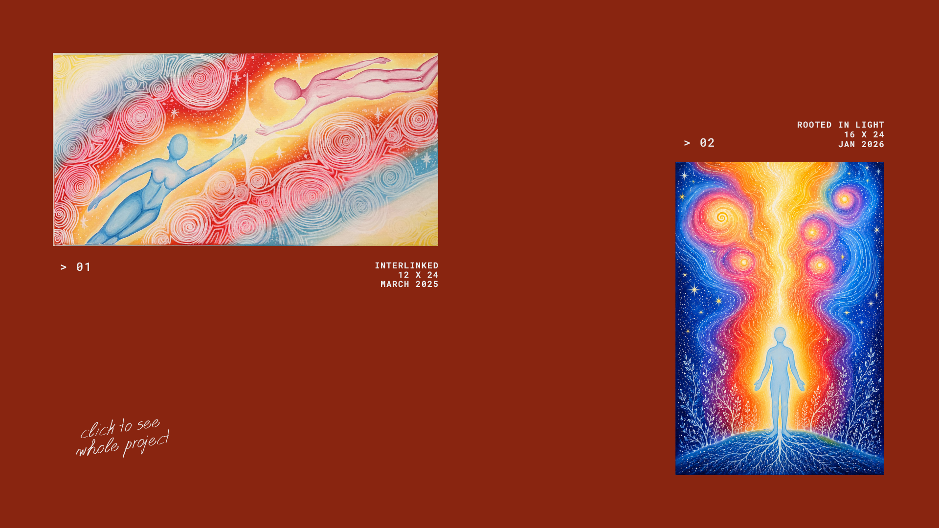 Artworks: Interlinked and Rooted in Light